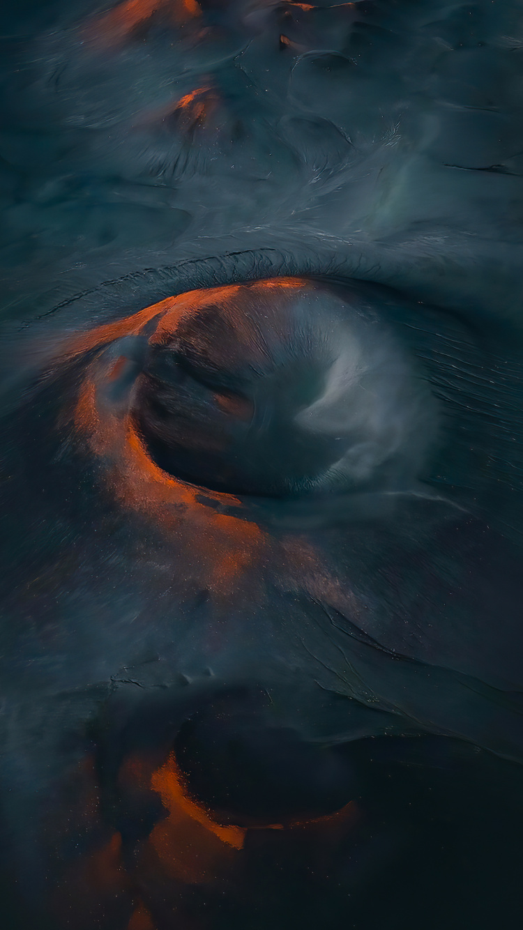 Обои вода, жидкий, жидкость, газ, электрик в разрешении 750x1334