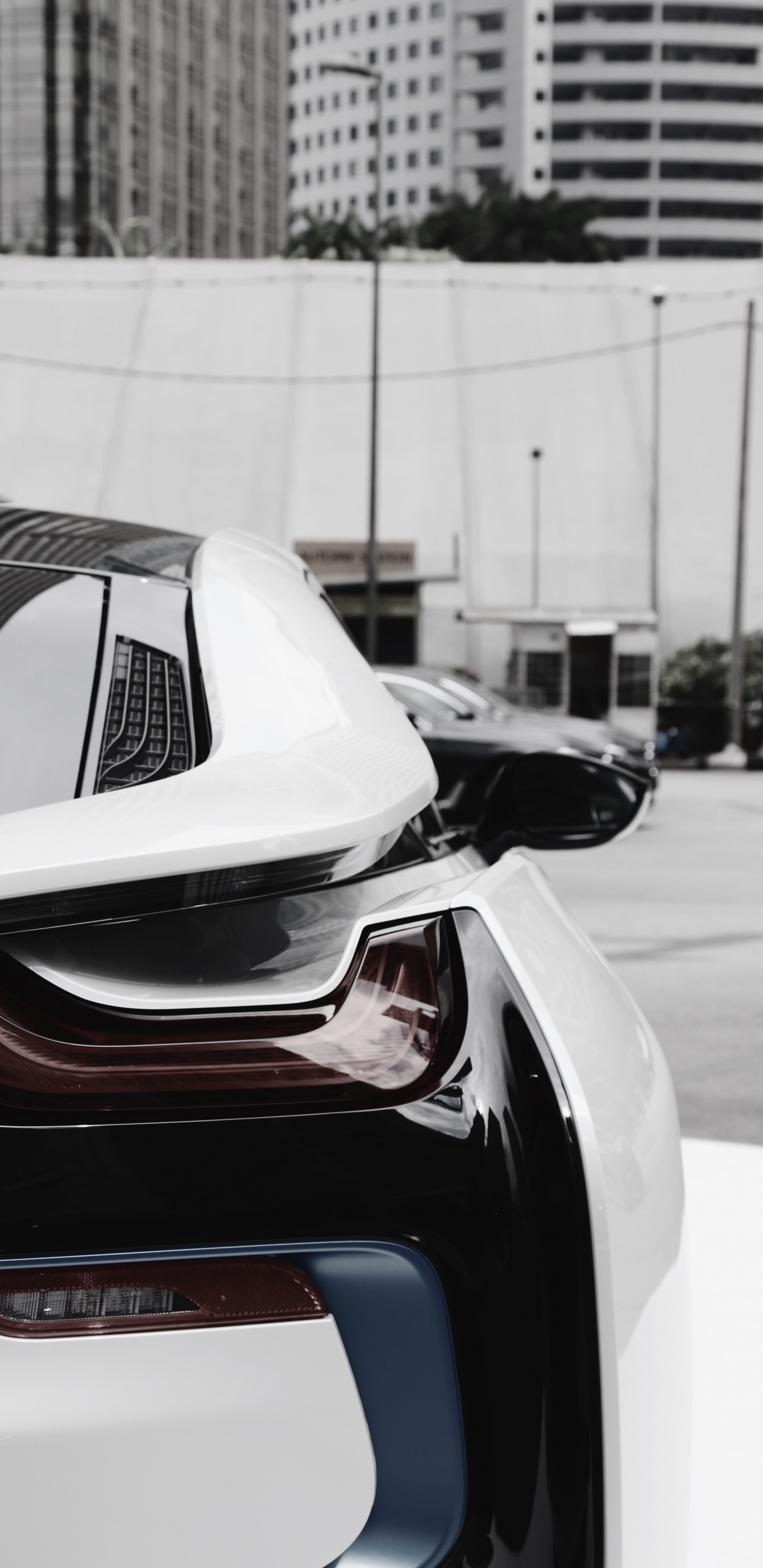 Обои электромобиль, Бугатти Диво, авто, белые, личный роскошный автомобиль в разрешении 1440x2960