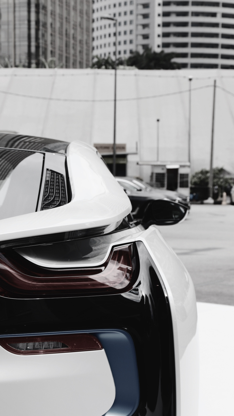 Обои электромобиль, Бугатти Диво, авто, белые, личный роскошный автомобиль в разрешении 750x1334