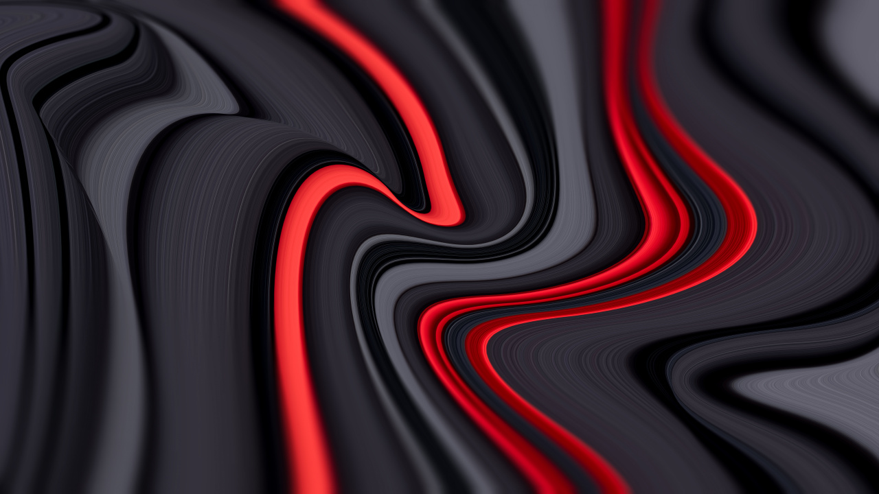 Обои Апельсин, абстрактное искусство, красочность, серый цвет, красный цвет в разрешении 1280x720