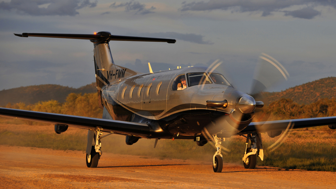 Обои самолет, самолеты, полет, авиация, пропеллер в разрешении 1366x768