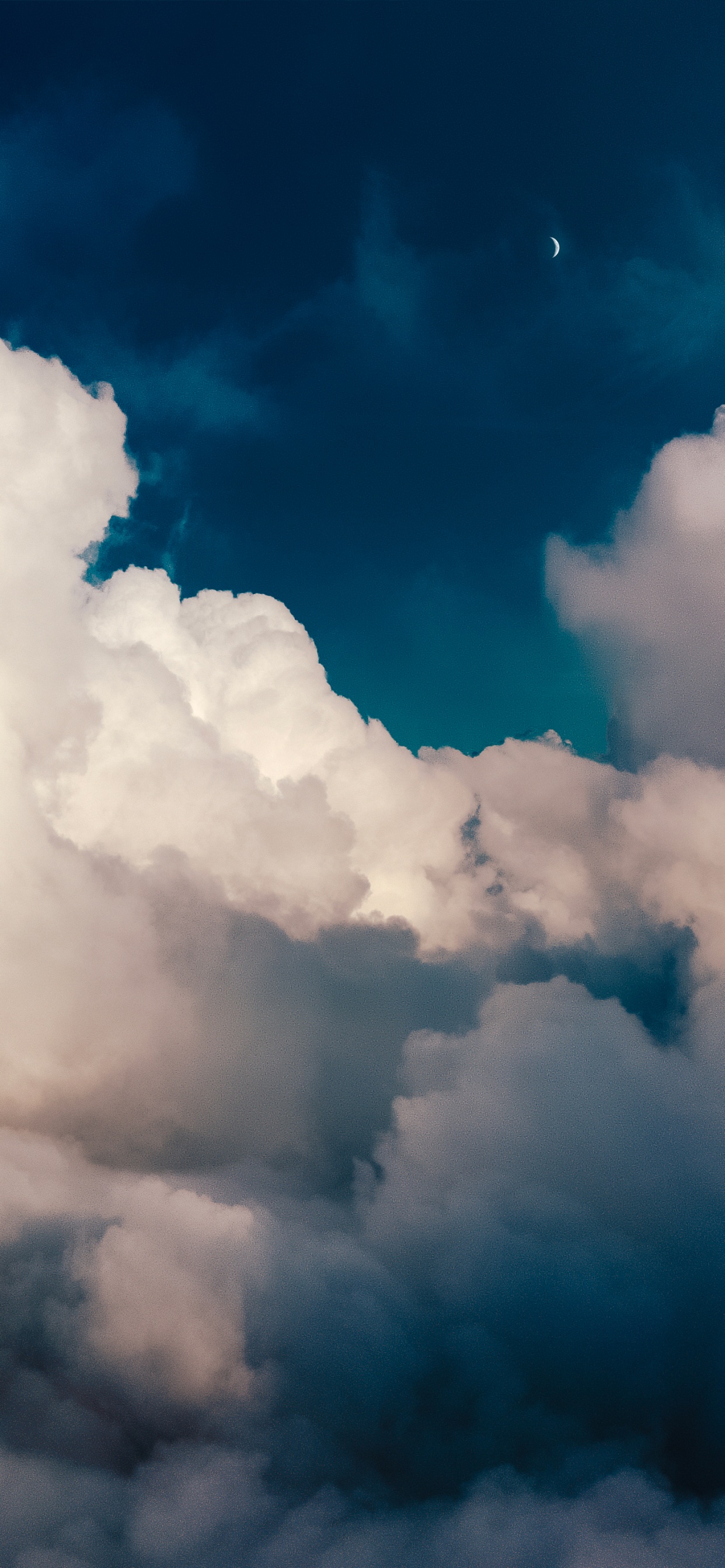 Обои облако, атмосфера, дневное время, лазурный, кучевое облако в разрешении 1242x2688