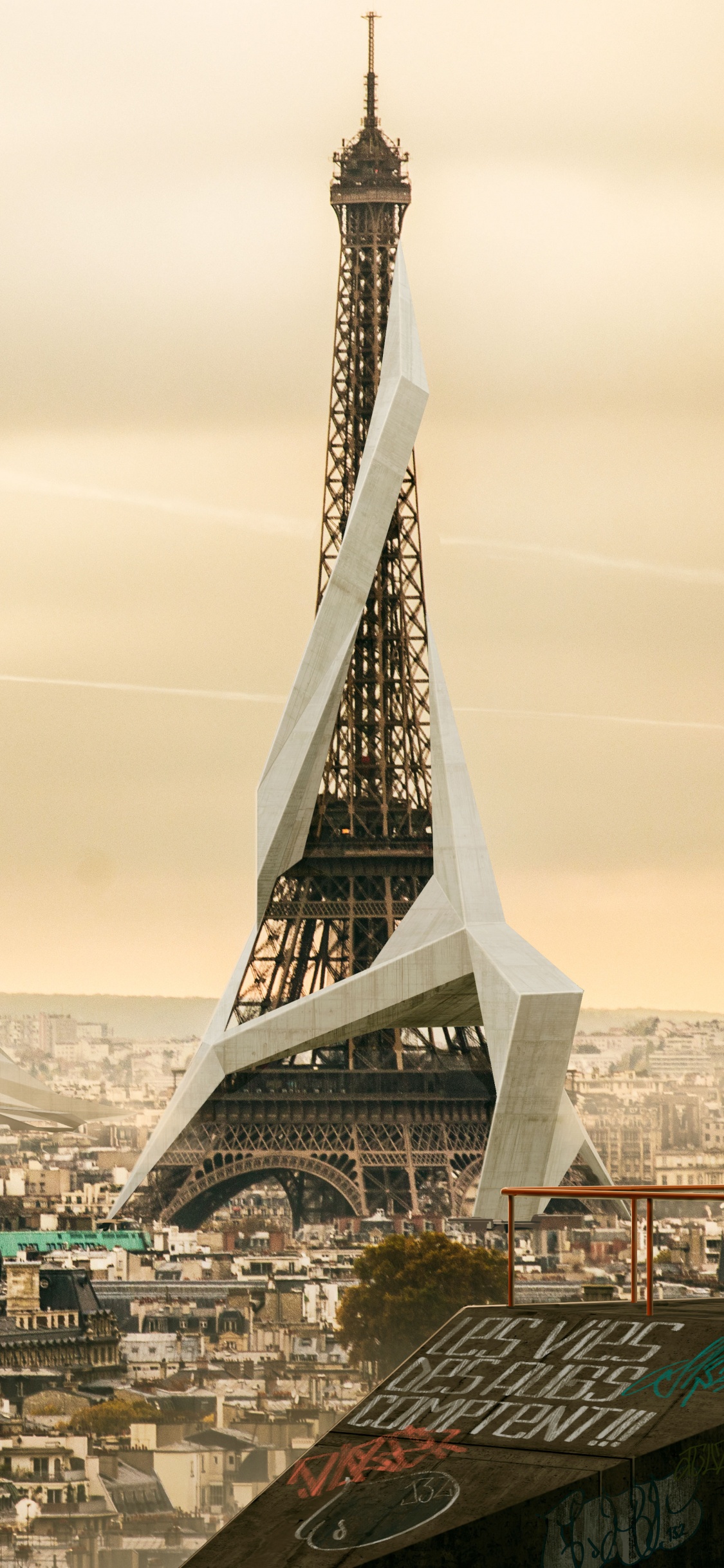 Обои деус экс, деус экс человеческая революция, Адам Дженсен, ориентир, город в разрешении 1125x2436