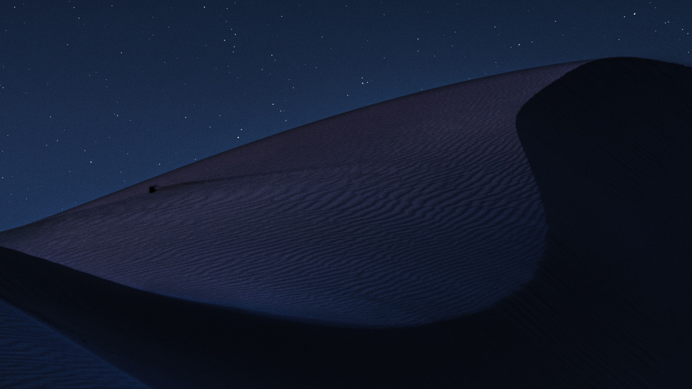 Обои ночь, синий, черный, атмосфера, окружающая среда в разрешении 1366x768