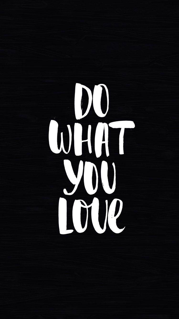 Обои лого, текст, черный, каллиграфия, графика в разрешении 750x1334