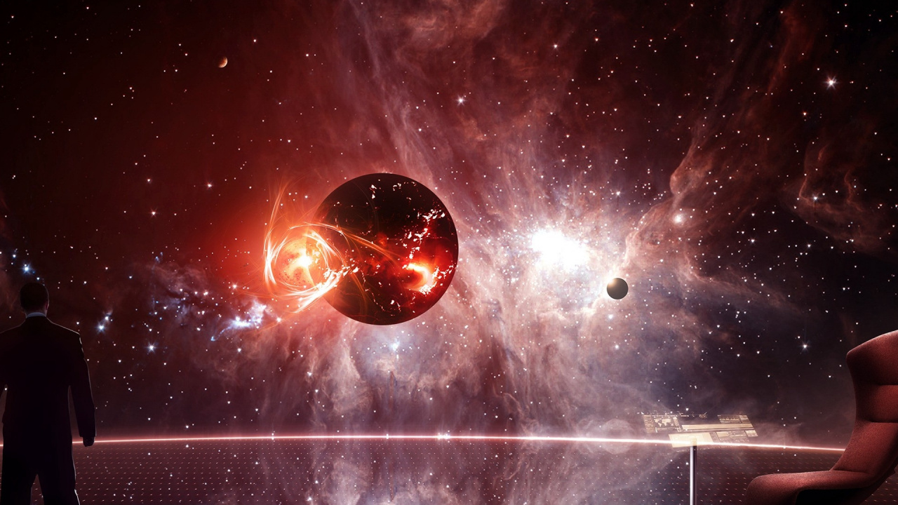 Обои космическое пространство, астрономический объект, космос, туманность, атмосфера в разрешении 1280x720