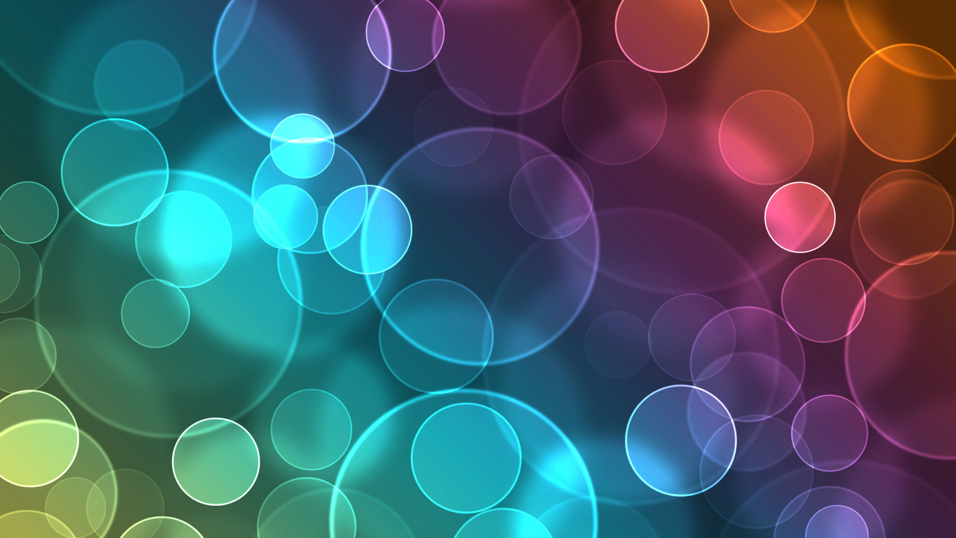 Обои круг, свет, узор, линия, симметрия в разрешении 1366x768