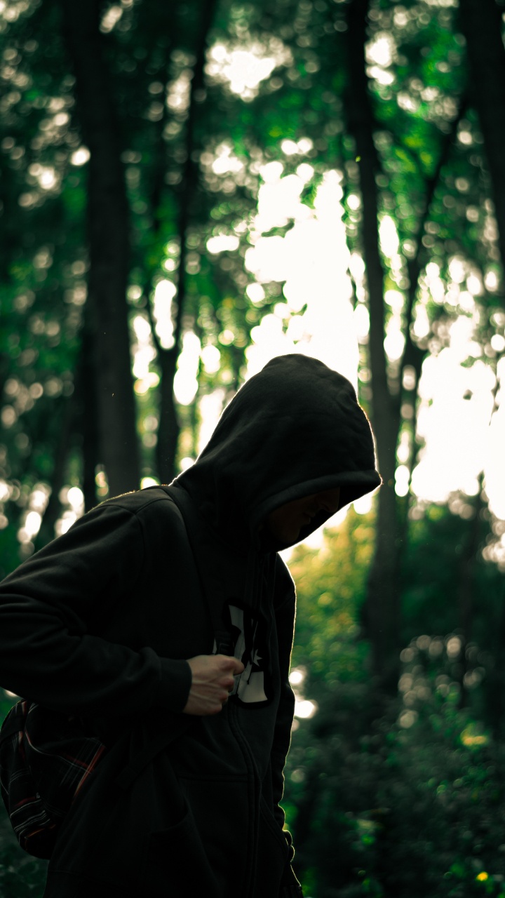 Обои Люди в природе, дерево, окружающая среда, лес, солнечный свет в разрешении 720x1280