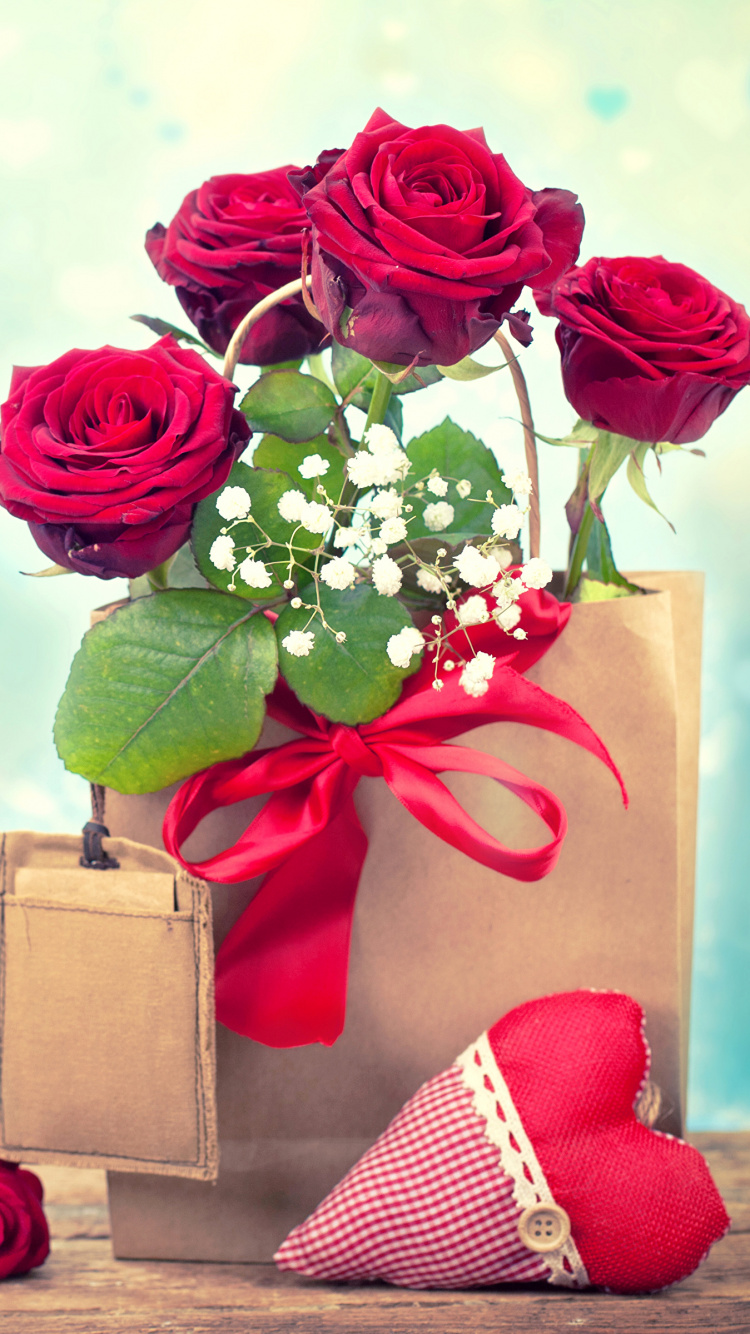 Обои роман, розовый, цветок, сад роз, Роза в разрешении 750x1334