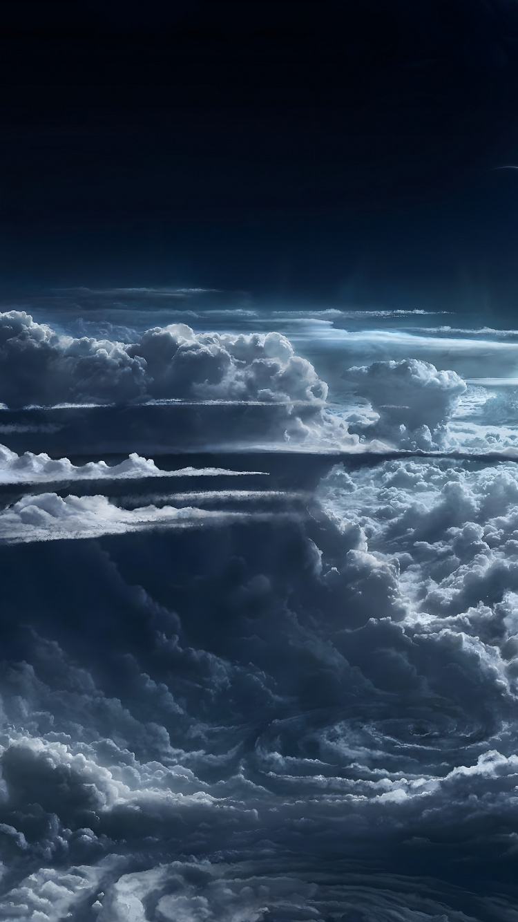 Обои тропический циклон, циклон, Тайфун, буря, ураган в разрешении 750x1334