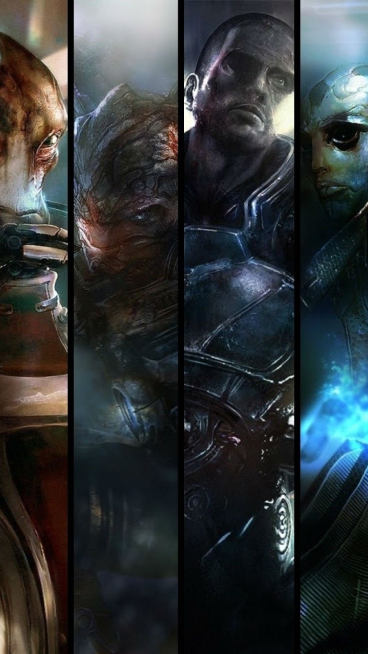 Обои масс эффект 2, массовый эффект, приключенческая игра, Цифровой композитинг, кино в разрешении 720x1280