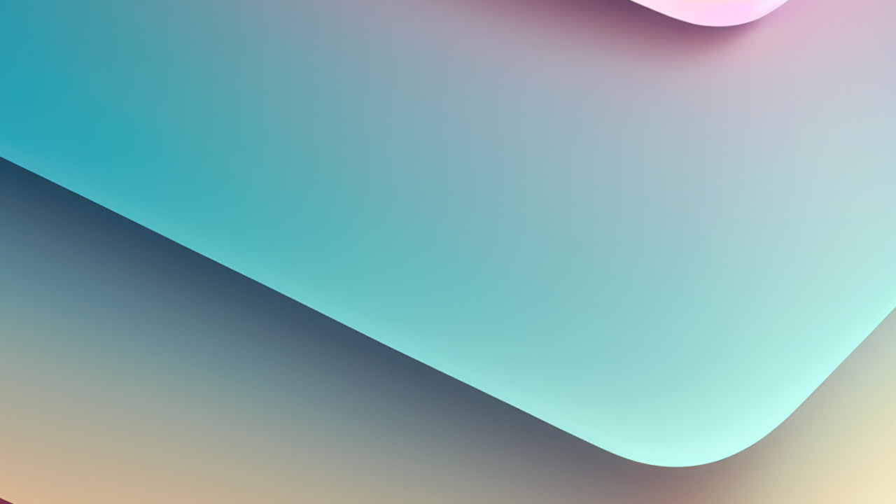 Обои арт, графический дизайн, лазурный, Оранжевый цвет, склон в разрешении 1280x720