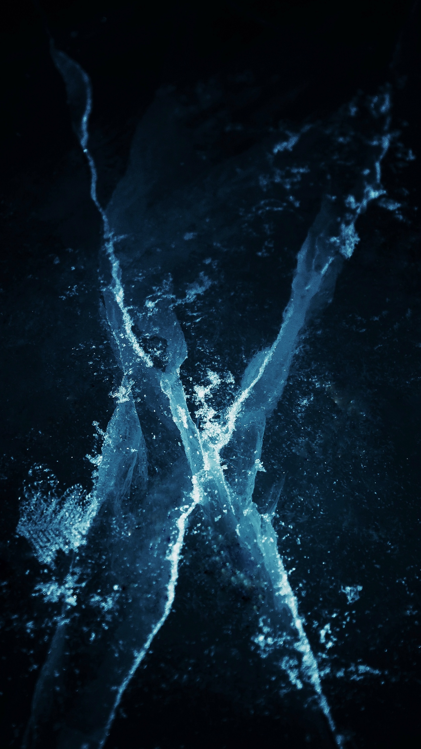 Обои вода, лед, земля, текстура, атмосфера в разрешении 1440x2560