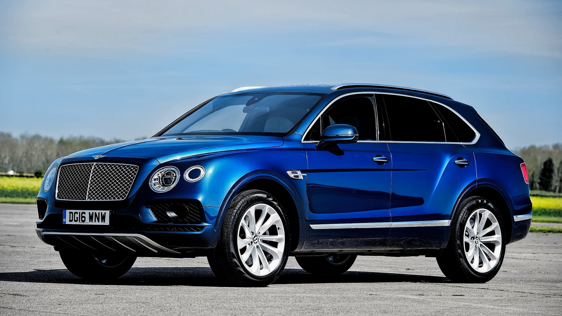 Обои bentley continental gt, Бентли Моторс Лимитед, Бентли, авто, Бентли Bentayga может внедорожник синий в разрешении 1920x1080