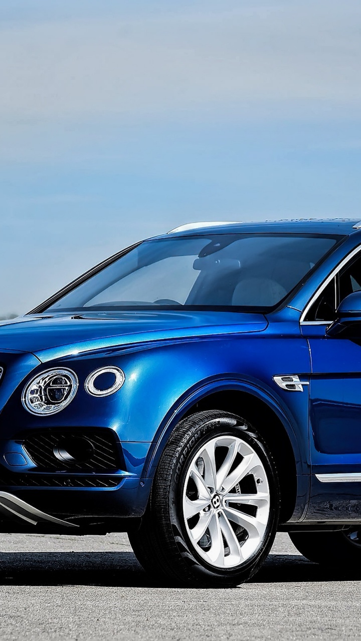 Обои bentley continental gt, Бентли Моторс Лимитед, Бентли, авто, Бентли Bentayga может внедорожник синий в разрешении 720x1280
