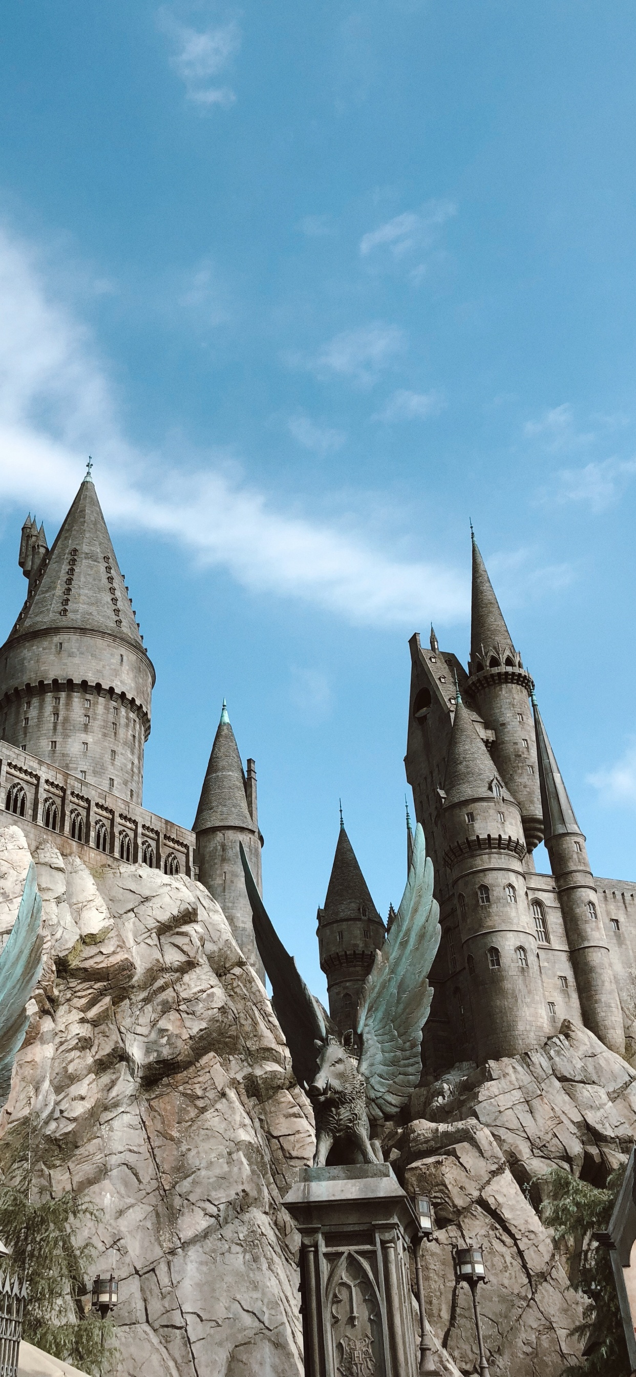 Обои Гарри Поттер, косой переулок, Хогвартс, средневековье, туризм в разрешении 1242x2688