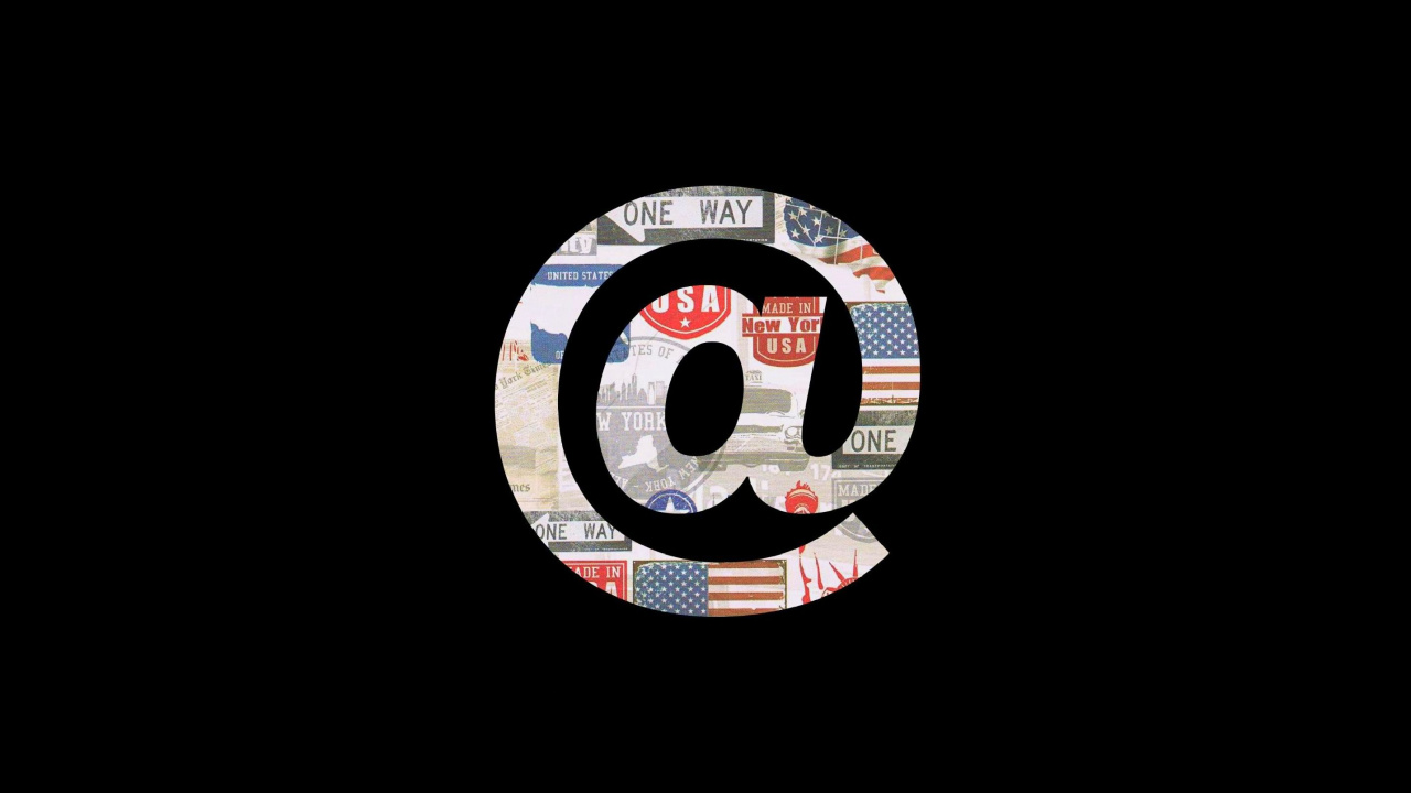 Обои Электронная почта, лого, эмблема, графика, символ в разрешении 1280x720