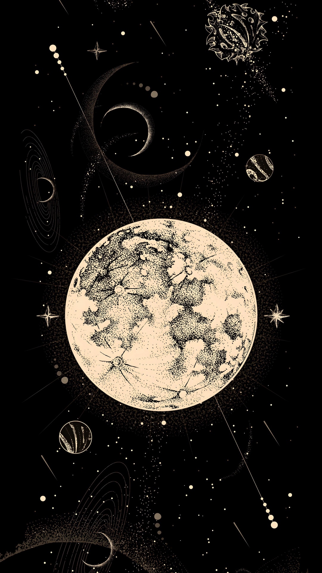 Обои арт для телефона, арт, цифровое искусство, постер, абстрактное искусство в разрешении 1080x1920