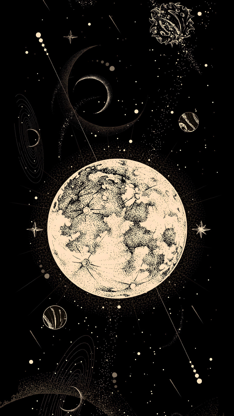 Обои арт для телефона, арт, цифровое искусство, постер, абстрактное искусство в разрешении 750x1334