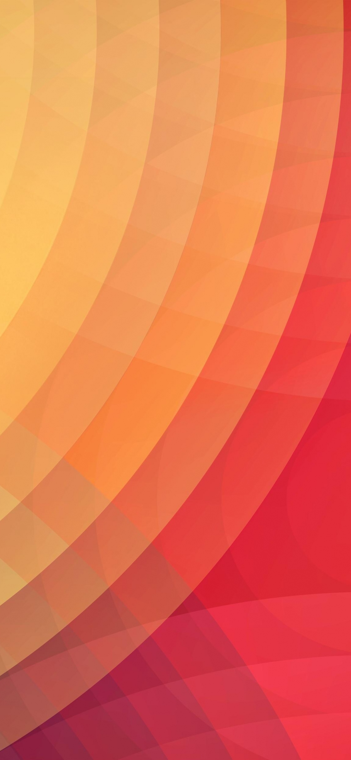 Обои Апельсин, красный цвет, желтый, розовый, круг в разрешении 1125x2436