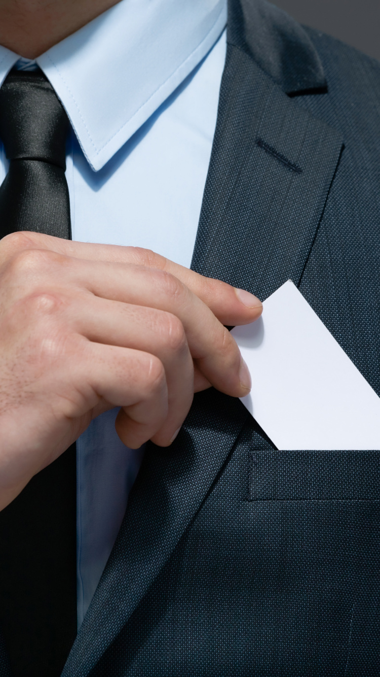 Обои бизнес, официальная одежда, верхняя одежда, визитная карточка, предприниматель в разрешении 750x1334