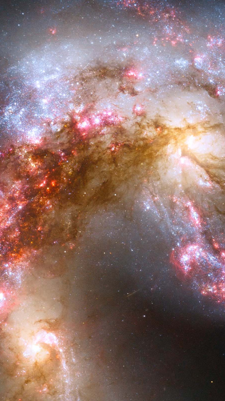 Обои Галактика, космический телескоп Хаббл, Астрономия, туманность, астрономический объект в разрешении 750x1334