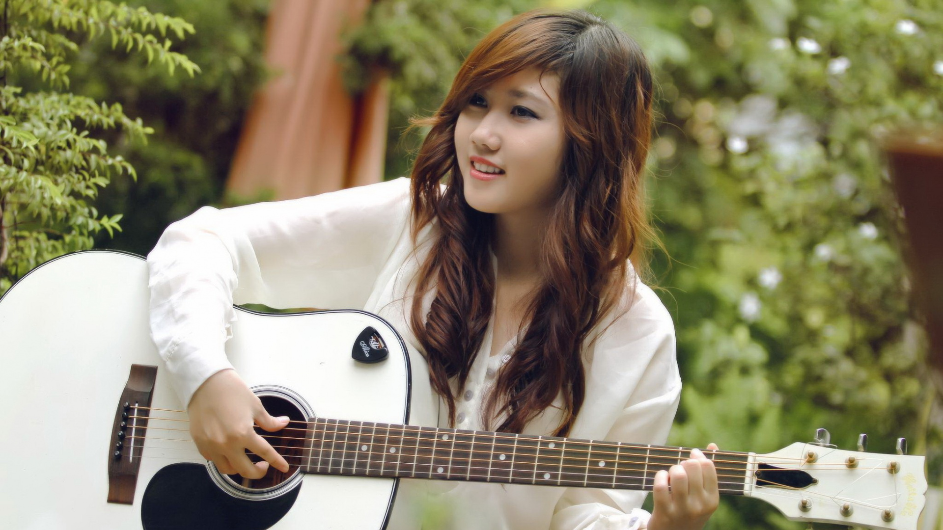 Обои гитара, струнный инструмент, музыкальный инструмент, щипковые струнные инструменты, акустическая гитара в разрешении 1920x1080