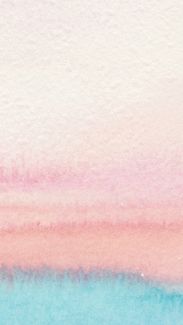 Обои акварельная живопись, живопись, розовый, акварельные краски, пурпурный цвет в разрешении 750x1334