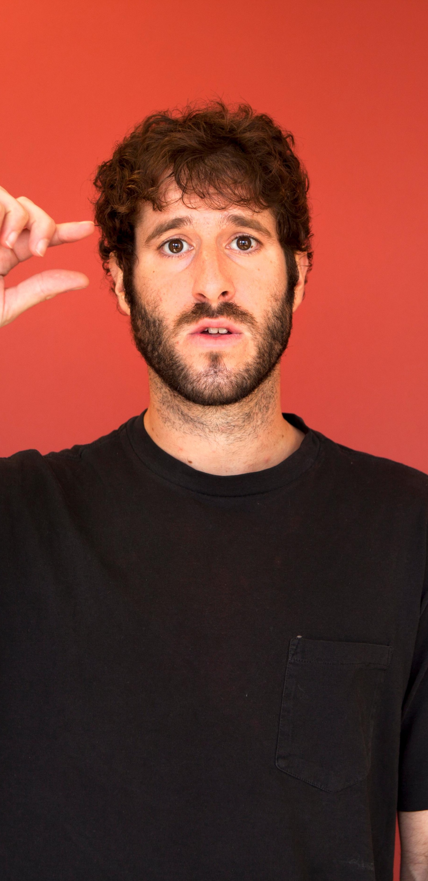 Обои Лил Дикки, хип хоп музыка, реппер, Профессиональный Рэпер, щека в разрешении 1440x2960