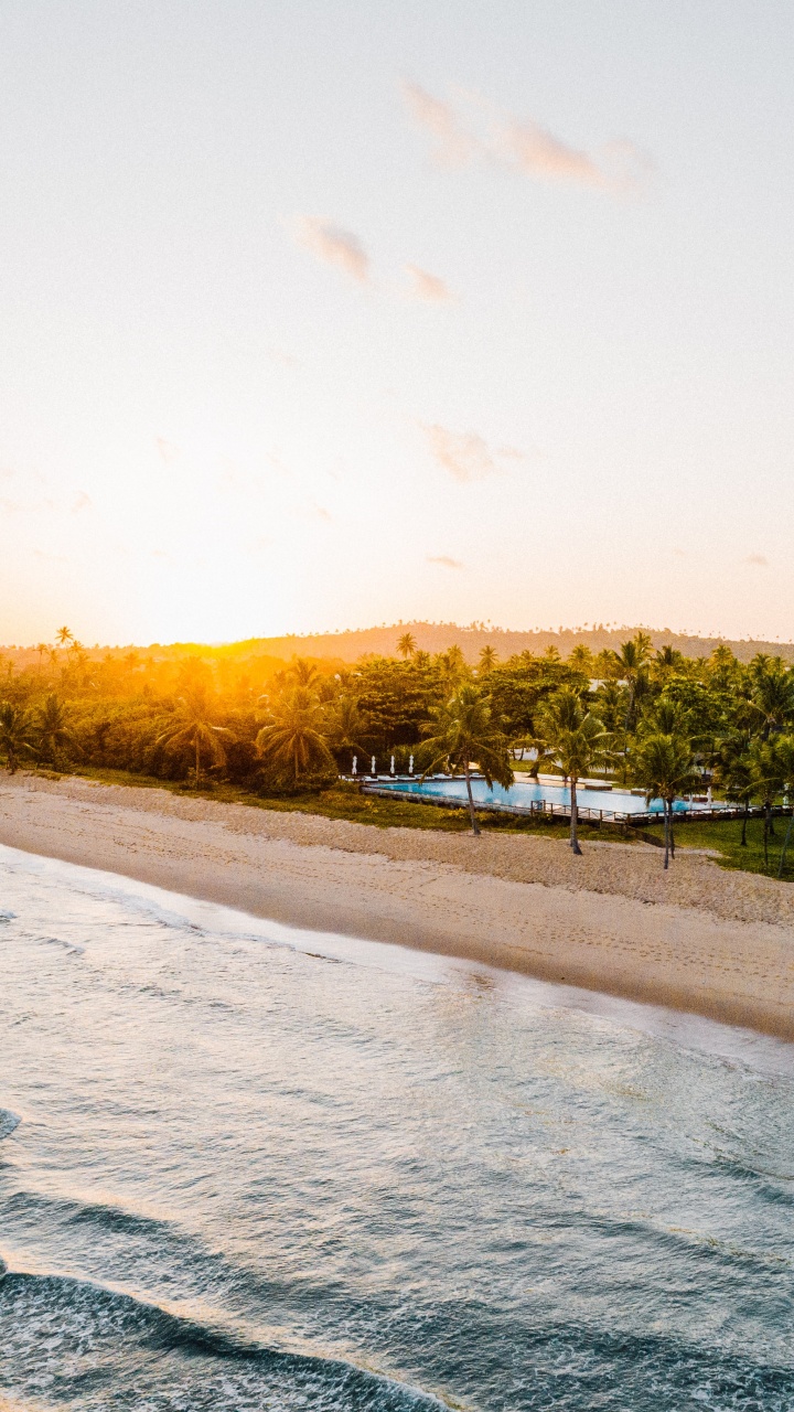 Обои вода, облако, гидроресурсы, растение, природный ландшафт в разрешении 720x1280