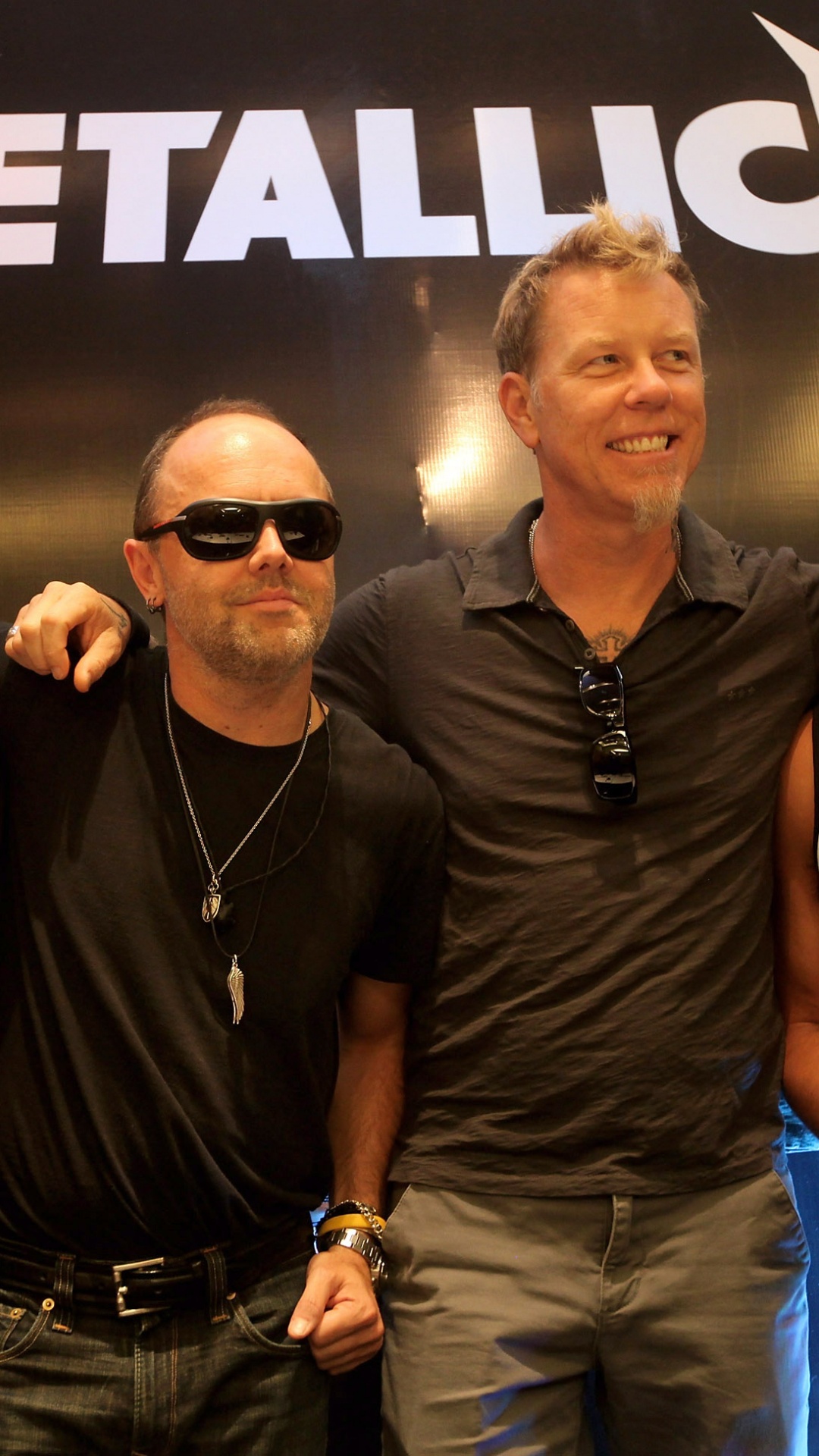 Обои Джеймс Хэтфилд, Ларс Ульрих, Роберт Трухильо, Metallica, Кирк Хэммет в разрешении 1080x1920