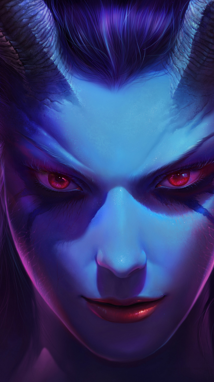 Обои дота 2, пурпур, Фиолетовый, темнота, суперзлодей в разрешении 750x1334