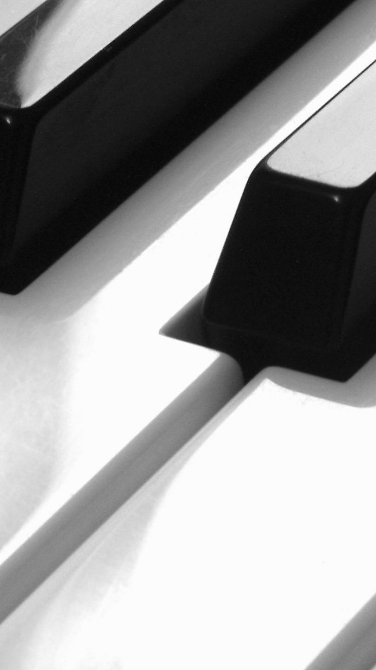 Обои фортепьяно, музыкальный инструмент, клавиатура, технологии, линия в разрешении 750x1334