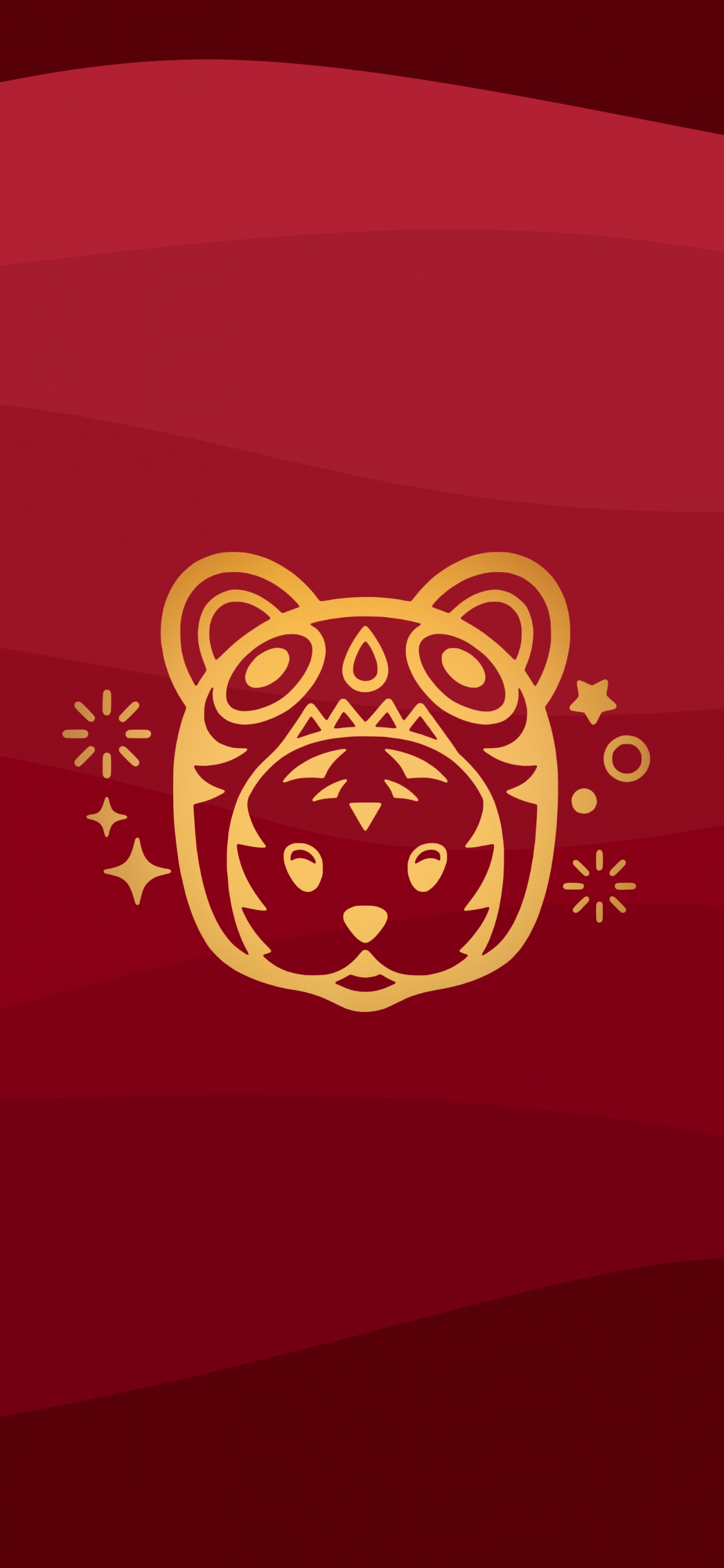 Обои тигр, яблоко, Оранжевый цвет, арт, пурпурный цвет в разрешении 1242x2688