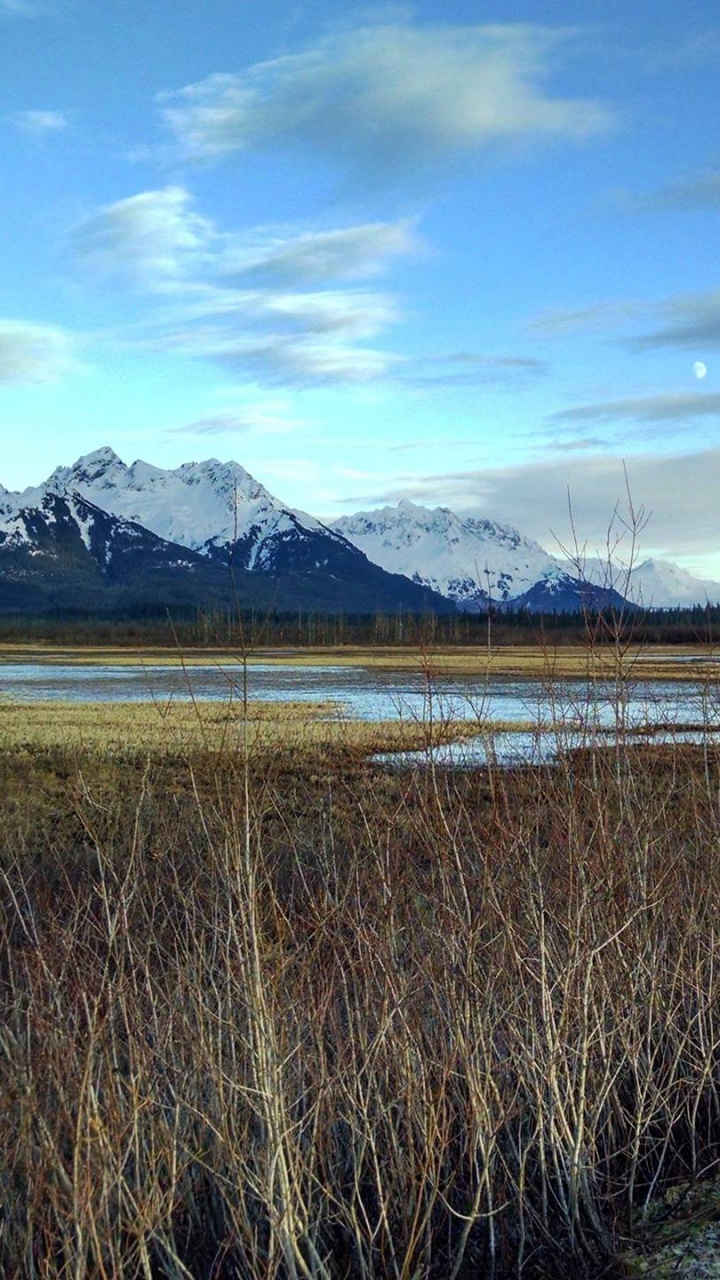 Обои дикая местность, национальный парк, парк, сенокосное угодье, каровое озеро в разрешении 720x1280
