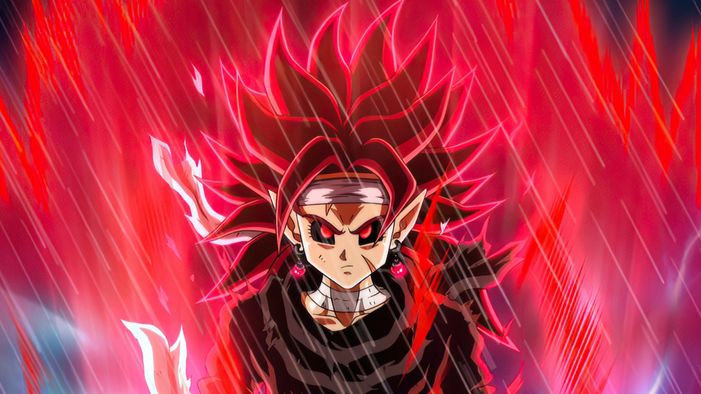 Обои аниме, темный сайян, гоку, Zamasu, вегета в разрешении 1366x768