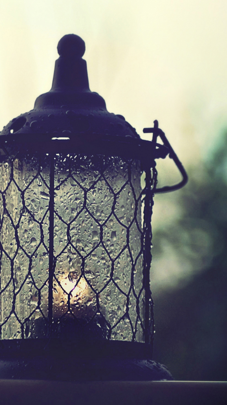 Обои фонарь, уличный фонарь, масляная Лампа, пурпур, свет в разрешении 750x1334