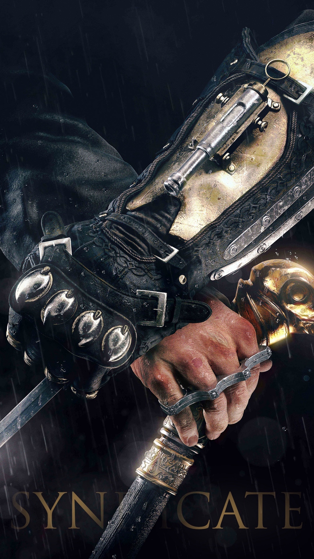 Обои assassins creed syndicate, assassins creed, ubisoft, темнота, игра в разрешении 1080x1920