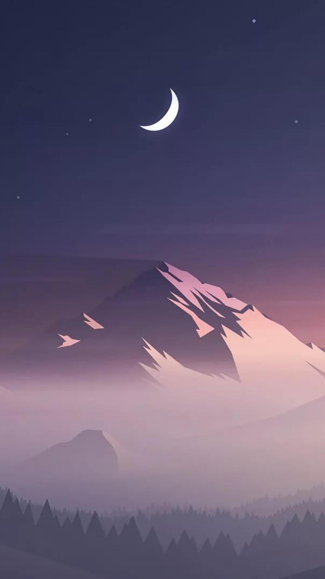 Обои атмосфера, облако, луна, мир, природный ландшафт в разрешении 1080x1920