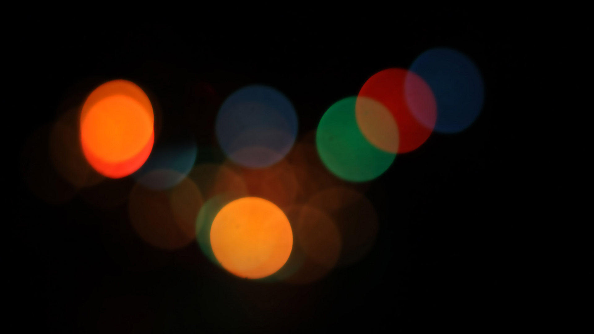 Обои свет, освещение, круг, ночь, темнота в разрешении 1920x1080