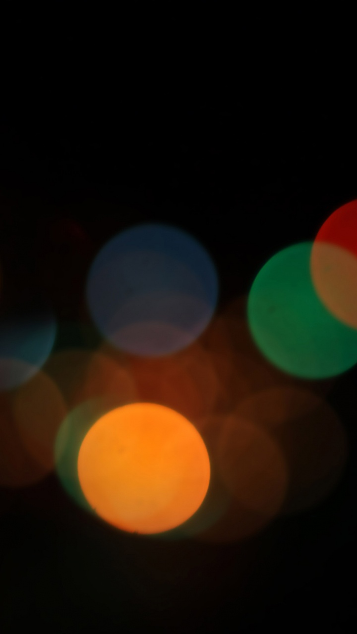 Обои свет, освещение, круг, ночь, темнота в разрешении 720x1280