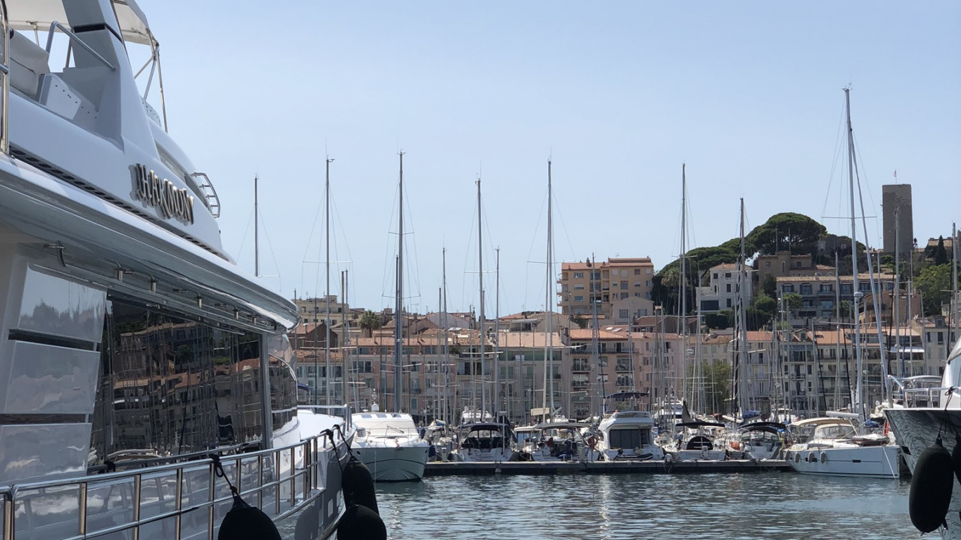 Обои Марина, лодка, вода, судно, водный путь в разрешении 1366x768