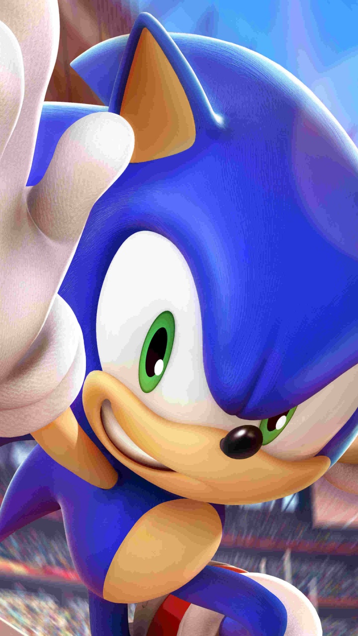 Обои Марио Соник на Олимпийских играх, Летние Олимпийские Игры 2020, Олимпийские игры, мультик, Ежик Соник в разрешении 720x1280