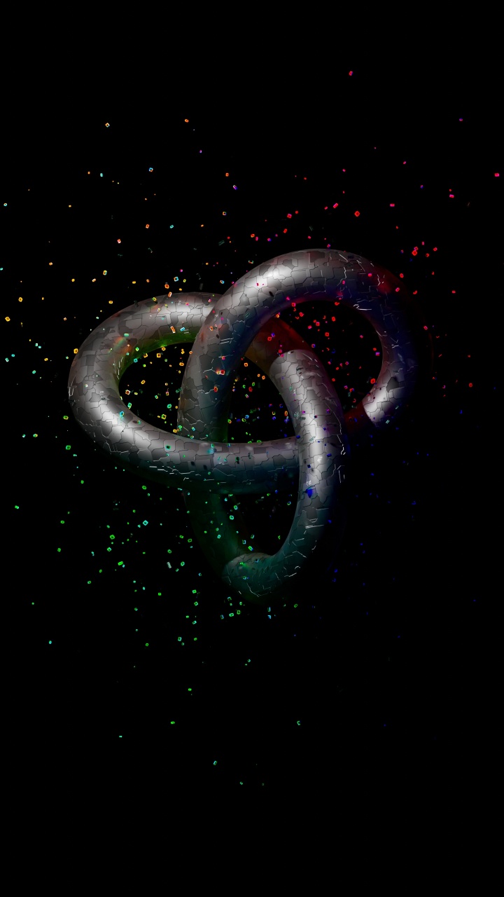 Обои Галактика, астрономический объект, арт, полночь, туманность в разрешении 720x1280