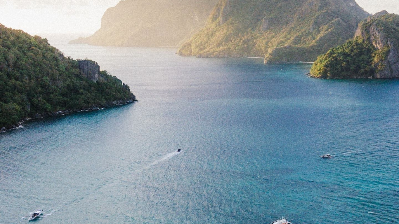 Обои Филиппинские острова, Эль Нидо, Себу, Лусон, смотреть остров в разрешении 1366x768