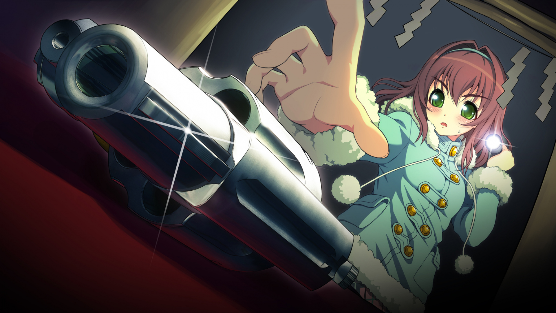 Обои Ена Фудзими, nitroplus, супер sonico, аниме, иллюстрация в разрешении 1920x1080