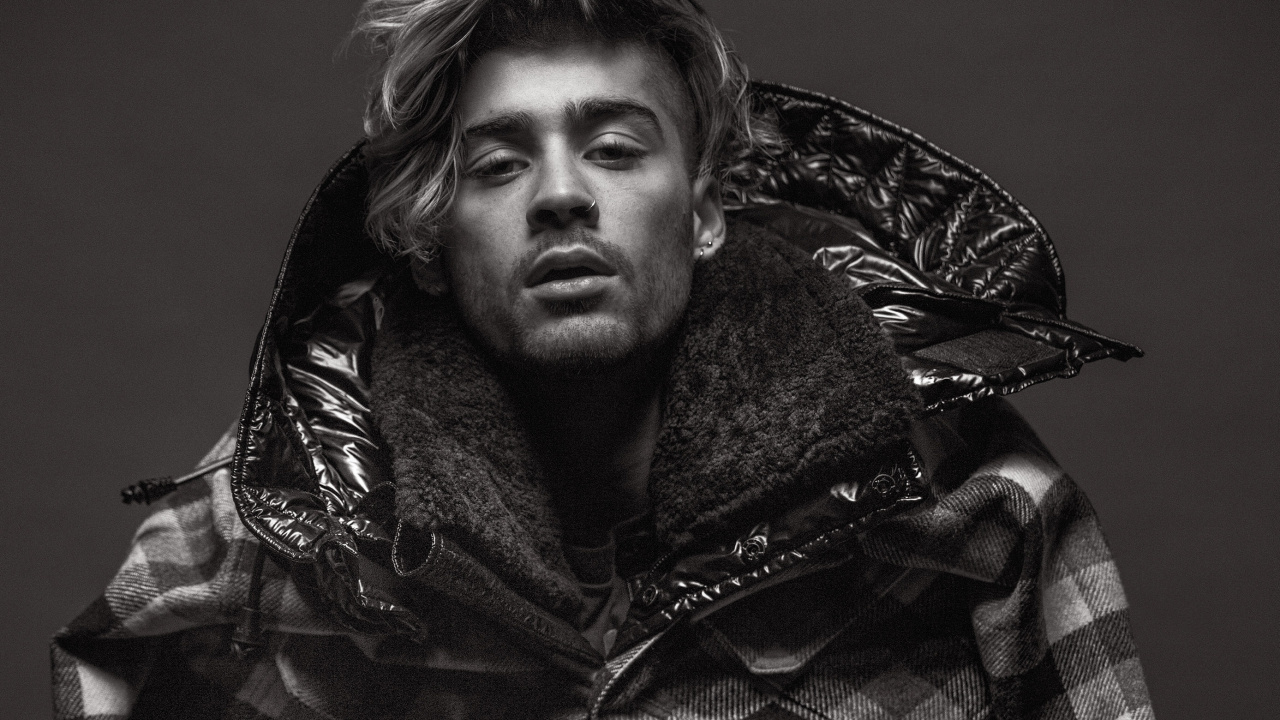 Обои Зайн Малик, одно направление, волосы, лицо, черный в разрешении 1280x720