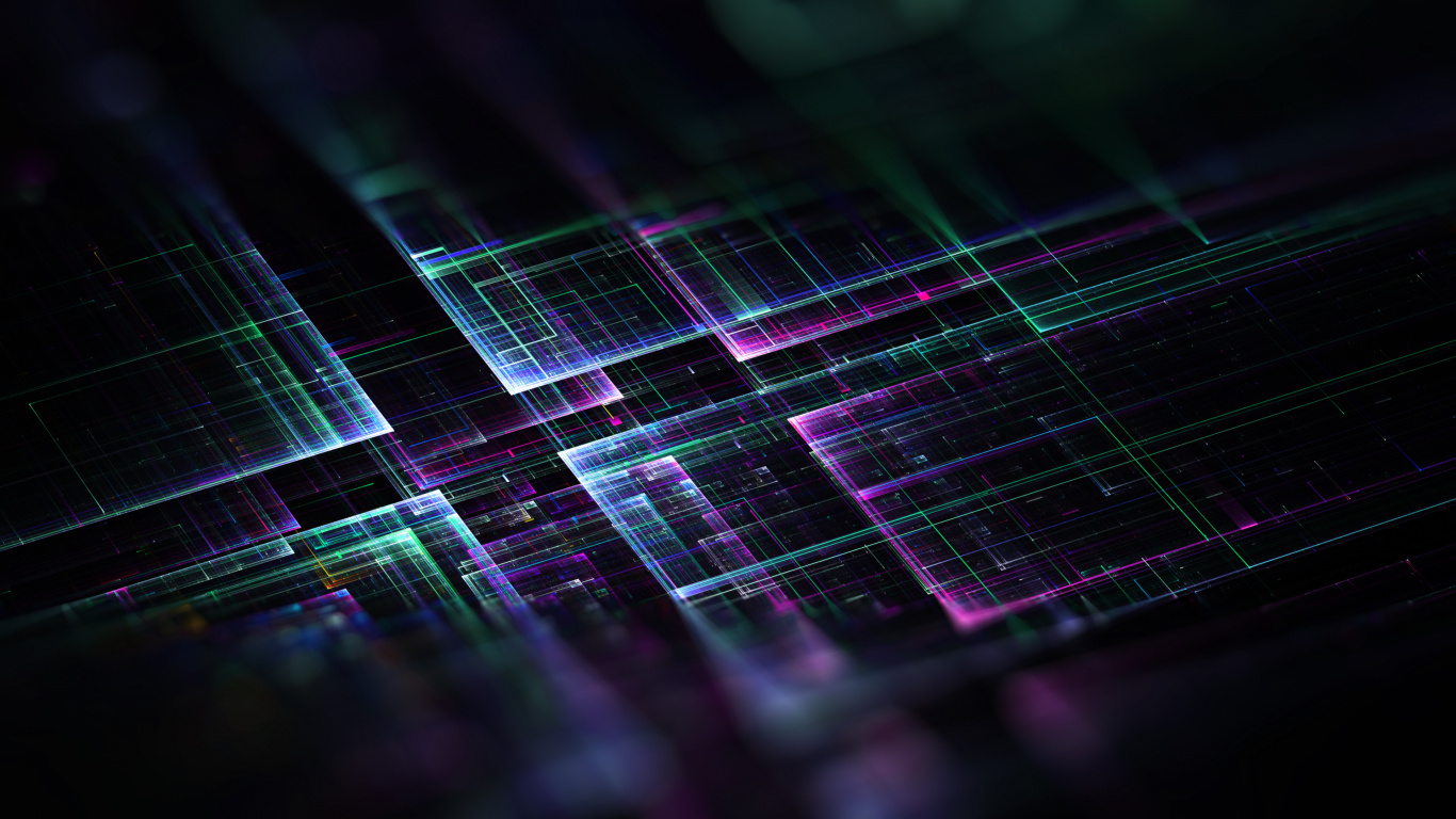 Обои синий, пурпур, крупный план, небо, спецэффекты в разрешении 1366x768