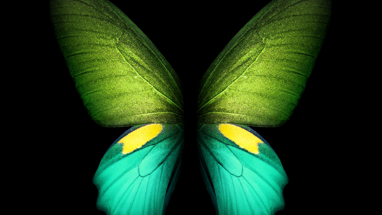 Обои Samsung Galaxy, Samsung, Samsung Galaxy Fold, складной запас галактики, складной смартфон в разрешении 1280x720