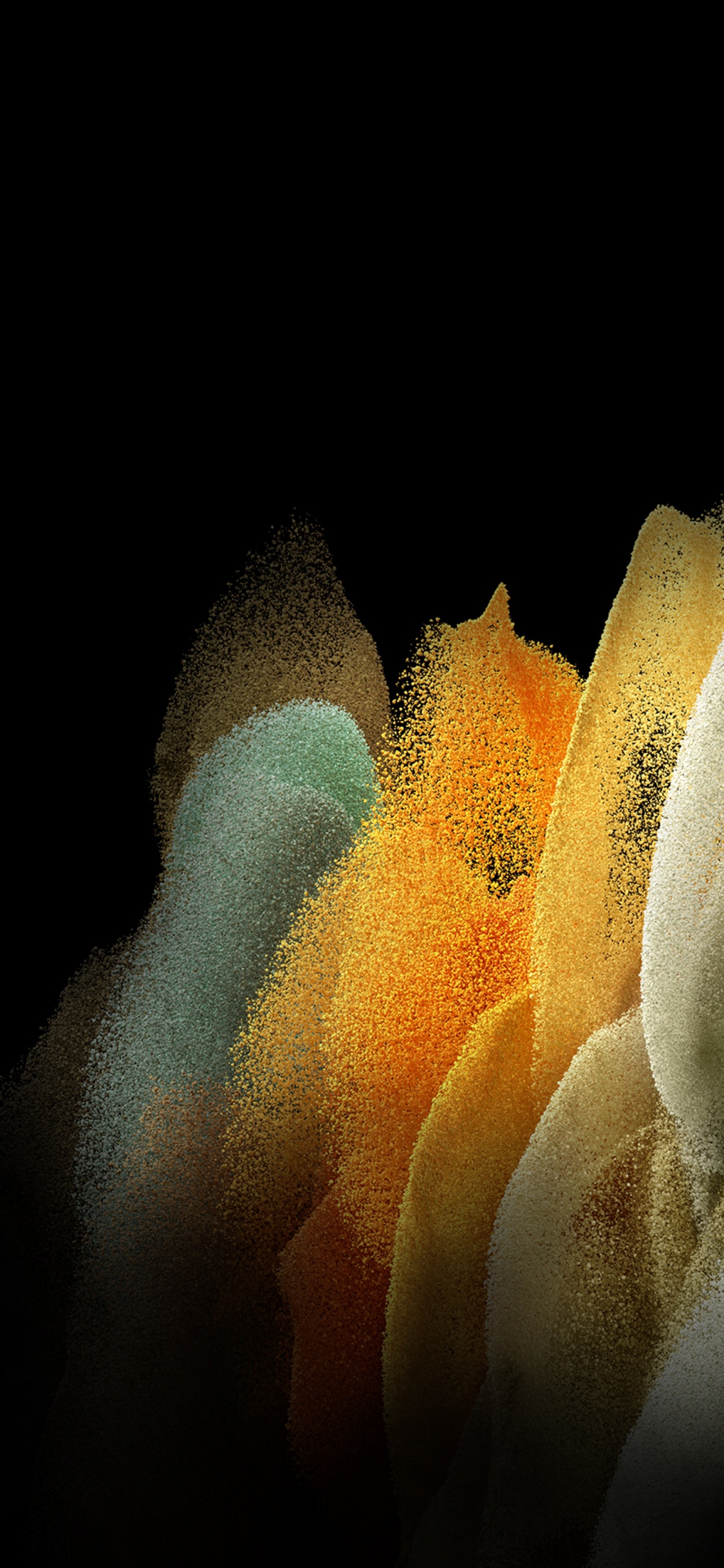 Обои смартфон, андроид, подземные воды, морские беспозвоночные, арт в разрешении 1125x2436